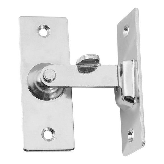 EXHUMKY Stainless Steel Right Angle Door Lock Latch Simple Style Home Installation