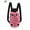 Pink, variant on Luxtrada Pet Backpack Carrier Cat Dog Carriers Mesh Travel Bag Legs Out Front Chest Bag with Adjustable Padded Straps Openings (Pink,M)