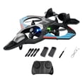 thumbnail image 3 of Avión RC con modo de giro y rotación de 360 ​​grados, caza a reacción, planeador RC para niños y adultos 2 Batería, 3 of 8