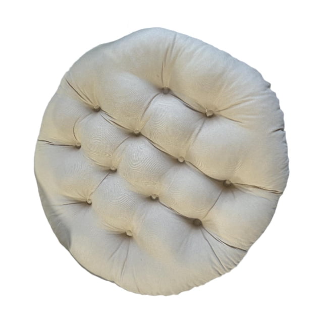 Cojín redondo para silla, cojín de suelo grueso para asiento de jardín, cojín colgante para silla Caqui