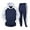 Z1-Navy, variant on KaLI_store Men's Tracksuits Sweatsuits for Men Set Track Suits 2 Piece Casual Athletic Jogging Warm Up Sweat Suits Z2-Pink,L