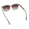 thumbnail image 4 of Womens Breezy Cheerful Thin Plastic Horn Rim Rectangle Sunglasses Beige - Brown, 4 of 4