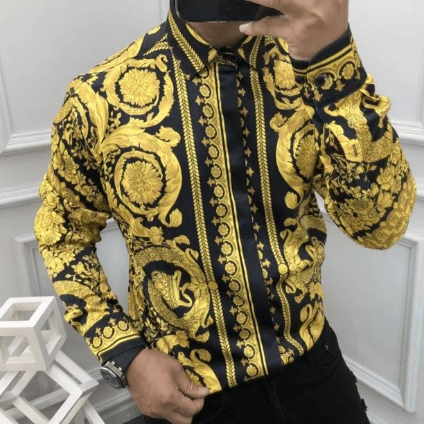 Camisa con botones para hombre de primavera y otoño, camisa de fiesta de lujo para hombre, informal, adelgazante, suave y lisa, a la moda, tallas XS a