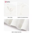 thumbnail image 6 of PatPat Boys Polo Shirts Short Sleeve Collared Button Placket School Tops13-14Y, 6 of 7