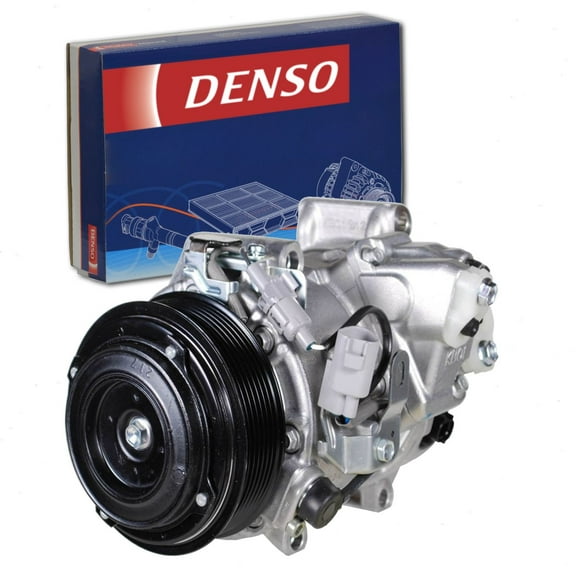 DENSO AC Compressor & Clutch compatible with Toyota Sienna 3.5L V6 2007-2010