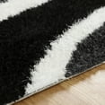 thumbnail image 3 of Waverling Modern Shag Hand Tufted Indoor Area Rug by Blue Nile Nills - 4' x 6', Black, 3 of 5