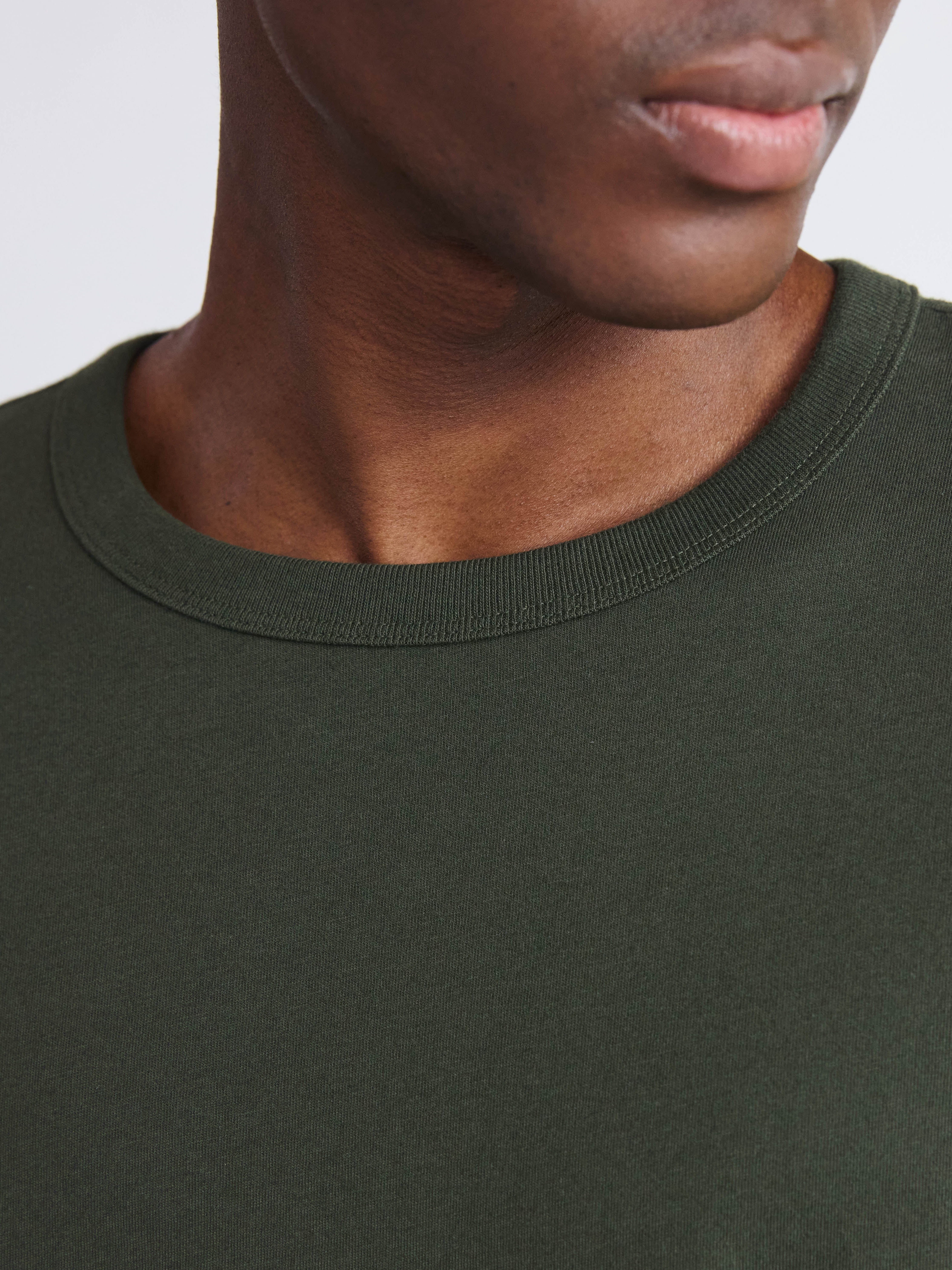 Free Assembly Men's Everyday Cotton Tee with Long Sleeves, Sizes XS-3XL