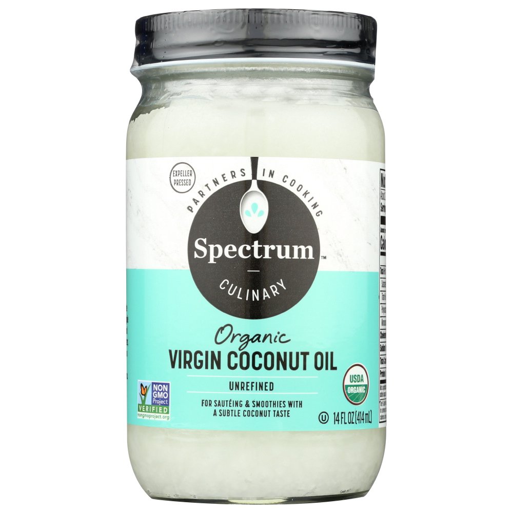 Spectrum Naturals Expeller Pressed Unrefined Virgin Coconut Oil, 14 oz