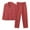 Red, variant on yievot Womens Button Down Pajama Sets 2 Piece Loungewear V Neck Shirt and Pants Casual Cozy Pjs Sleepwear Set