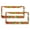 Pattern-691, variant on 2 Pcs Set Funny Food Pizza Realistic Print License Plate Frames Funny Realistic Food Car Front License Plate Frame Quality Aluminum 2 Holes for Men/Women