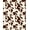 Beige, Pattern 11, variant on ODIKA 4'x6' Machine Washable Non-Slip Area Rug, Rustic Interlocking Spotted with Asymmetric Borders and Natural Motifs High Traffic Rug, Brown, 313137