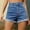 Blue, variant on Pxiakgy Jean Shorts for Women Women's Denim Shorts High Waisted Ripped Denim Hot Short Distressed Hem Jeans Shorts with Pockets Summer Trendy Jorts Roll Up Hem Straight Leg Denim Jean Shorts