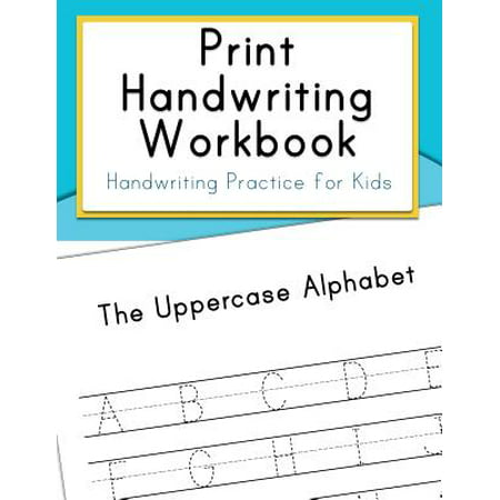 Print Handwriting Workbook : Handwriting Practice for