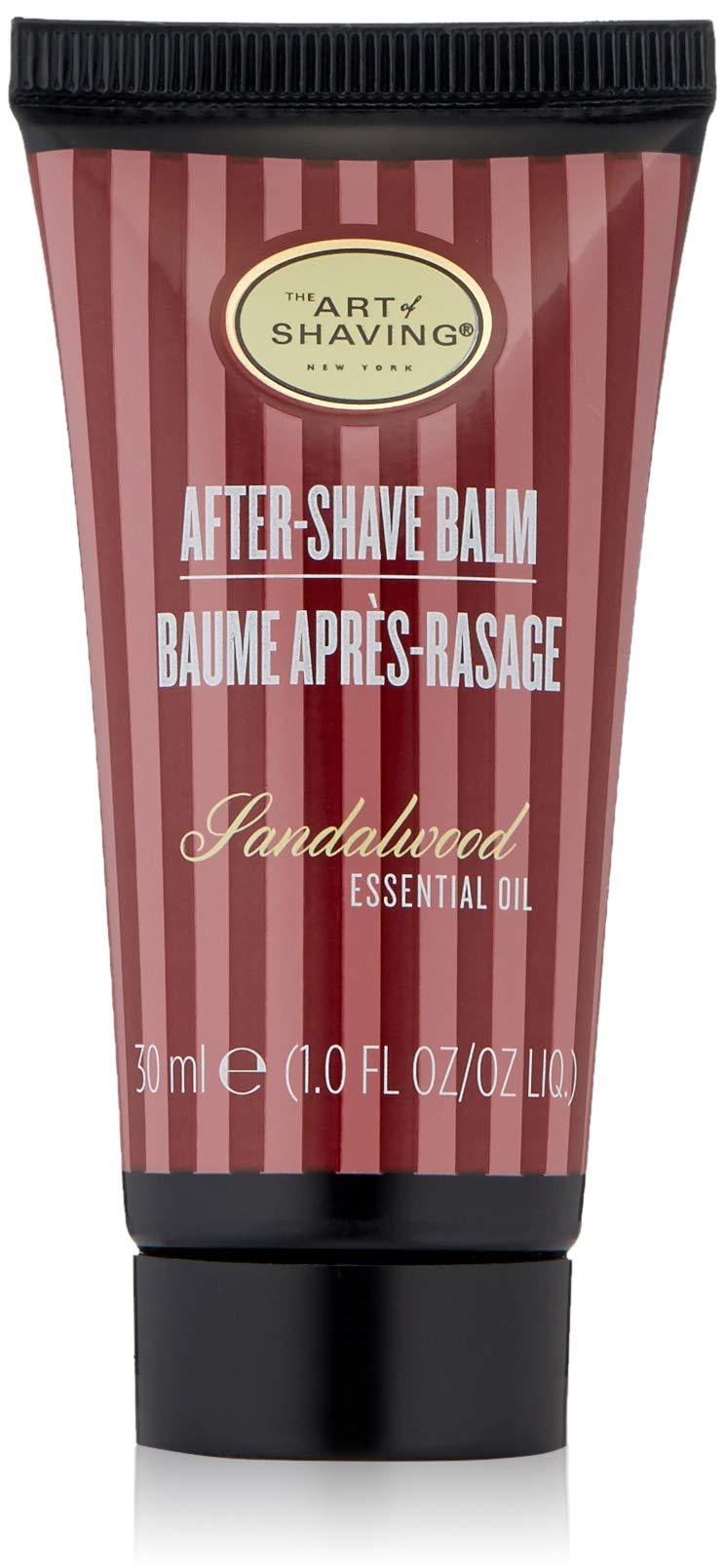The Art of Shaving After-Shave Balm for Men - Face Moisturizer, Clinically Tested for Sensitive Skin, Sandalwood, 1 Ounce