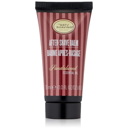 The Art of Shaving After-Shave Balm for Men - Face Moisturizer, Clinically Tested for Sensitive Skin, Sandalwood, 1 Fl Oz