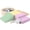 Yellow,Pink,Green, variant on PigPigPen Soft Play Playground Climber for Toddlers, 4-Piece Foam Climbing Blocks with Ball Pit, PU Leather Indoor Crawling Toys for Kids, Purple