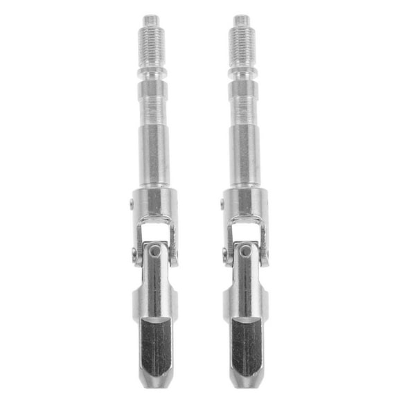 LULULION 2Pcs Heavy Duty Iron Jack Shaft with Drop Switch and Universal Cardan Joint for Trailer Jack Repair