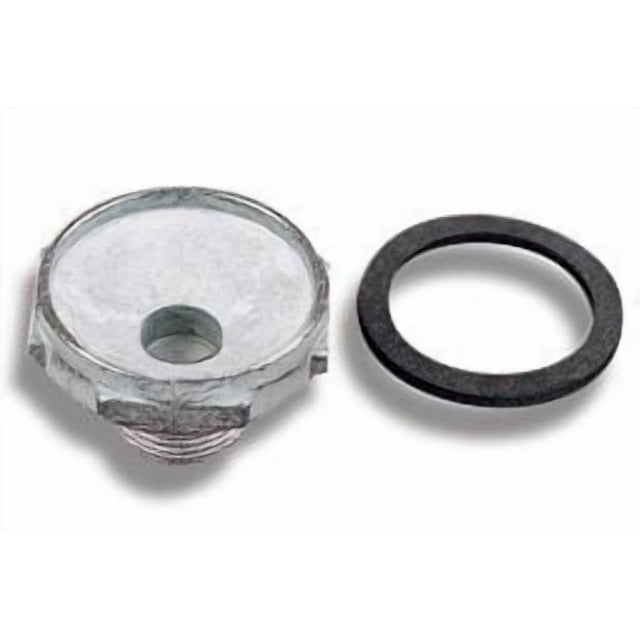 Holley Performance Carburetor Power Valve Block Off Plug 26-36 For Use With Holley Carburetors; With Gasket