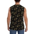 thumbnail image 4 of Haiem Men's Eiffel Tower Print Tank Tops Summer Sleeveless Cut Off Workout T-Shirts Fitness Vest Athletic Undershirts-3X-Large, 4 of 8