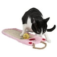thumbnail image 2 of Pet Life CTY3PK Sisal & Jute Hanging Carpet Kitty Cat Scratcher Lounge with Toy, Pink - One Size, 2 of 2
