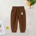 thumbnail image 2 of IROINNID Toddler Jogger Pants Cotton Elastic Waist Harem Summer Spring for Baby Boys 6T, 2 of 3