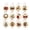 B, variant on Christmas Embroidery Kit DIY Hanging Ornaments 12PCS DIY Ornament Set for Beginners Embroidery Christmas Ornaments Kit Christmas Tree Hanging Ornament for Holiday Xmas Party Supplies