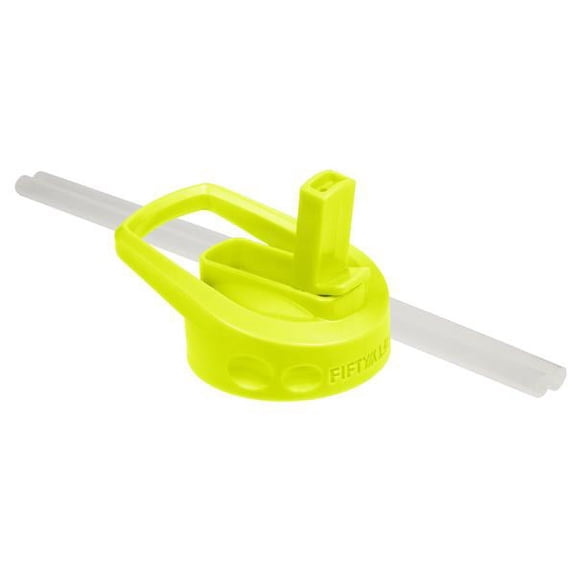 Wide Mouth Straw Cap - Lime