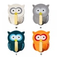 thumbnail image 3 of 4PCS Backpack Hooks for Wall, Owl Pattern Powful Adhesive Decorative Wall Hooks, Crystal-Like Surface Wall Hooks Without Nails, Cute Animal Wall Hooks for Kids, 3 of 6