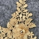 thumbnail image 2 of Nuevos 2 apliques de encaje 3D con bordado floral de flores para manualidades hechas a mano, accesorios de aplicación de costura., 2 of 3