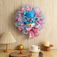 thumbnail image 5 of Litrail 18 Inch Artificial Christmas Wreath with Linen Bow - Indoor Outdoor Front Door Holiday Decor, 5 of 7