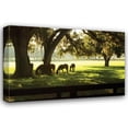 thumbnail image 1 of Alan Hausenflock 18x13 Gallery Wrapped Canvas Wall Art Titled - Horses in the Sunrise II, 1 of 4