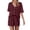 Wine, variant on Summer Women's Casual Suit Tops And Shorts Fashion Two-Piece Set