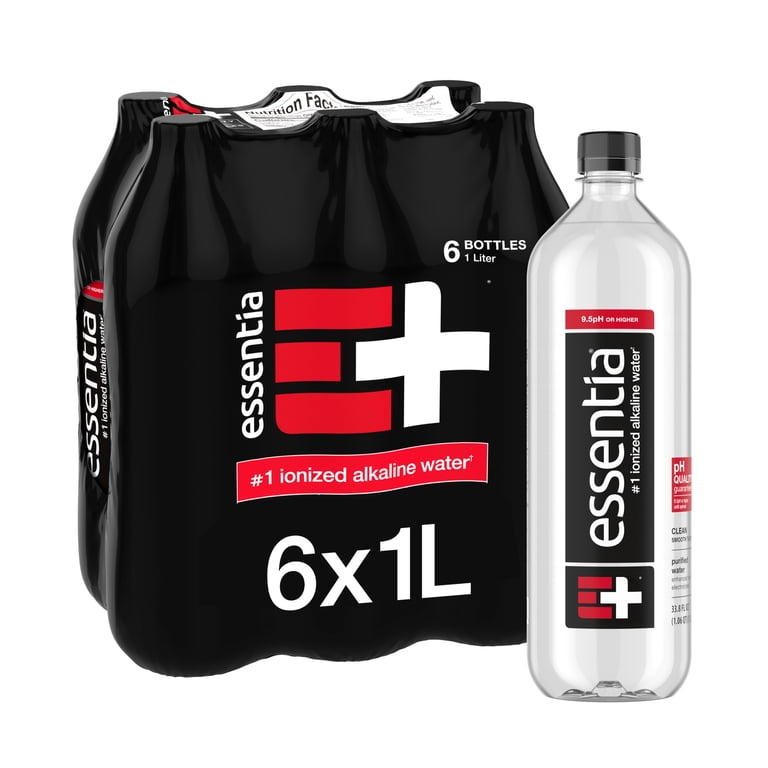 Essentia Ionized Alkaline Water, 1 Liter Bottles, 6 Pack photo 1