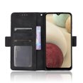 thumbnail image 3 of Case for Samsung Galaxy M32 Cover Adjustable Detachable Card Holder Magnetic closure Leather Wallet Case - Black, 3 of 5