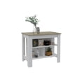 thumbnail image 4 of FMFURNITURE Brooklyn Kitchen Island with Open Storage Engineered Wood Light Oak, 4 of 6