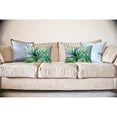 thumbnail image 2 of Betsydrake KS1157 11 x 14 in. Teal Palms No Cord Pillow - Small, 2 of 2