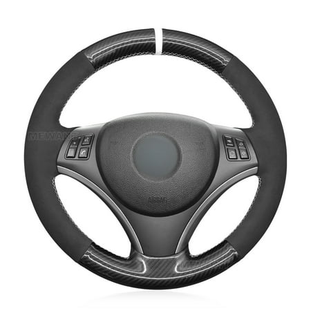 MEWANT Handsewing Steering Wheel Cover for BMW 3 Series E90 E91 E92 E93 Sedan Touring