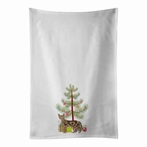 Carolines Treasures CK4720WTKT 28 x 19 in. Unisex Sokoke Cat Merry Christmas White Dish Towels Kitchen Towel - Set of 2