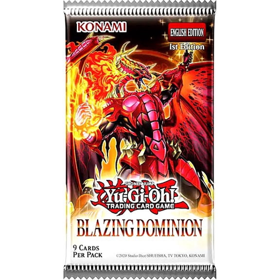 YuGiOh Blazing Dominion CORE Booster Pack (9 Cards)