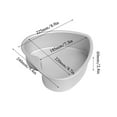 thumbnail image 3 of JMKQLZ Aluminum Heart Shaped Cake Pan DIY Baking Mold Tool with Solid Bottom for Home Use, Kitchen Utensils & Gadgets, 3 of 7