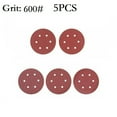 thumbnail image 1 of 5Pcs 9Inch 6 Hole Round Sandpaper Sand Sheets Grit 40-2000 Sanding Paper Disc For Polishing Orbital Sander Grinding Machine, 1 of 5