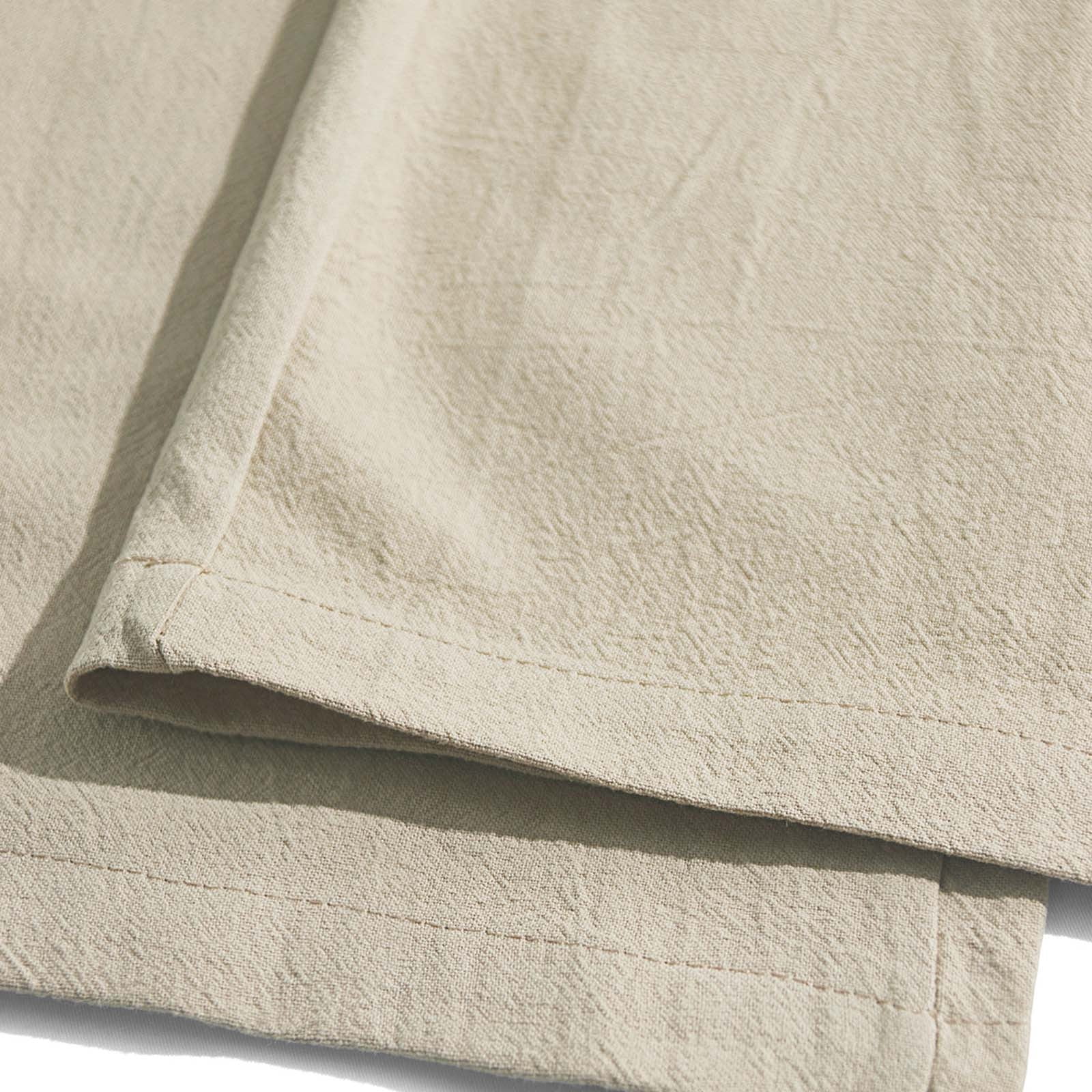 Jerdar Men's Cotton Linen Pants Elastic Waist Drawstring Casual Trouser Lightweight Straight-Legs Loose Beach Yoga Pants L