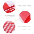 thumbnail image 6 of TABLETREANDS Tablecloth Red Striped Circus Theme 2Set 108X54X0.04in, 6 of 6