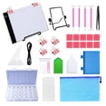 thumbnail image 1 of 49 Piezas 5D Diamante Joya Accesorios de pintura Kit de herramientas de arte para bricolaje con A4 L Abanopi 49 piezas Kit, 1 of 6