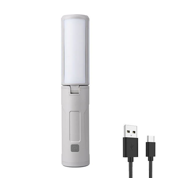Lámpara De Camping LED COB Lámpara de camping Banco de energía Lámpara de tienda plegable para pescar BBQ (Blanco) Ehuebsd Para Estrenar