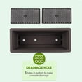 thumbnail image 7 of Vertical Raised Garden Bed Planter Box,5 Tiers Vertical Garden Planter with Drainage System & 4 Hooks for Herb Vegetables Flowers, Brick Black, 7 of 7