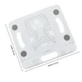 thumbnail image 2 of HONITANO Support de Tablette Réglable Plastique Blanc pour Chambre 1ensemble, 2 of 8