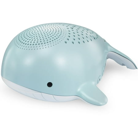 VTech BC8312 Wyatt the Whale Storytelling Baby Soother with Glow-on Ceiling Night Light, blue