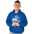thumbnail image 5 of Never Give Up Rhino to Unicorn Gym Unisex Plus Size Hoodie Brisco Brands 5X, 5 of 6