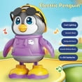 thumbnail image 3 of Education Toy Penguin Robot with Interactive Light Music and Dancing Figurine for Kids, 3 of 7